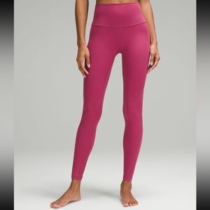 Lululemon Pink Nulu Pant 28” Washed Mauve, Size 2